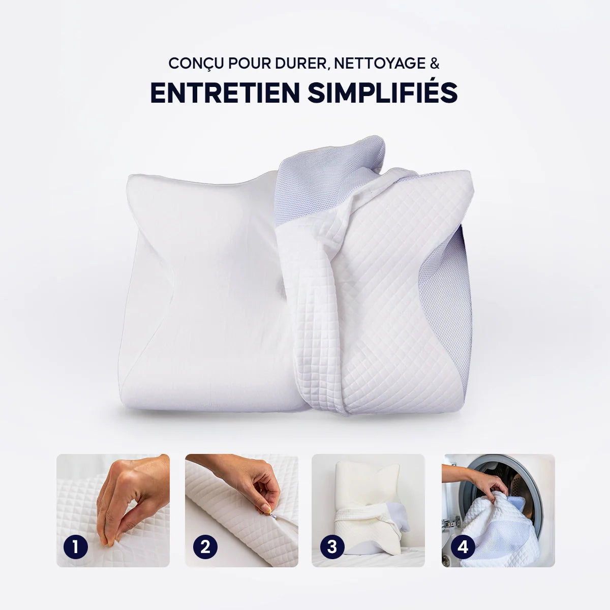 Housse de Rechange pour Oreiller Ergonomique 2.0