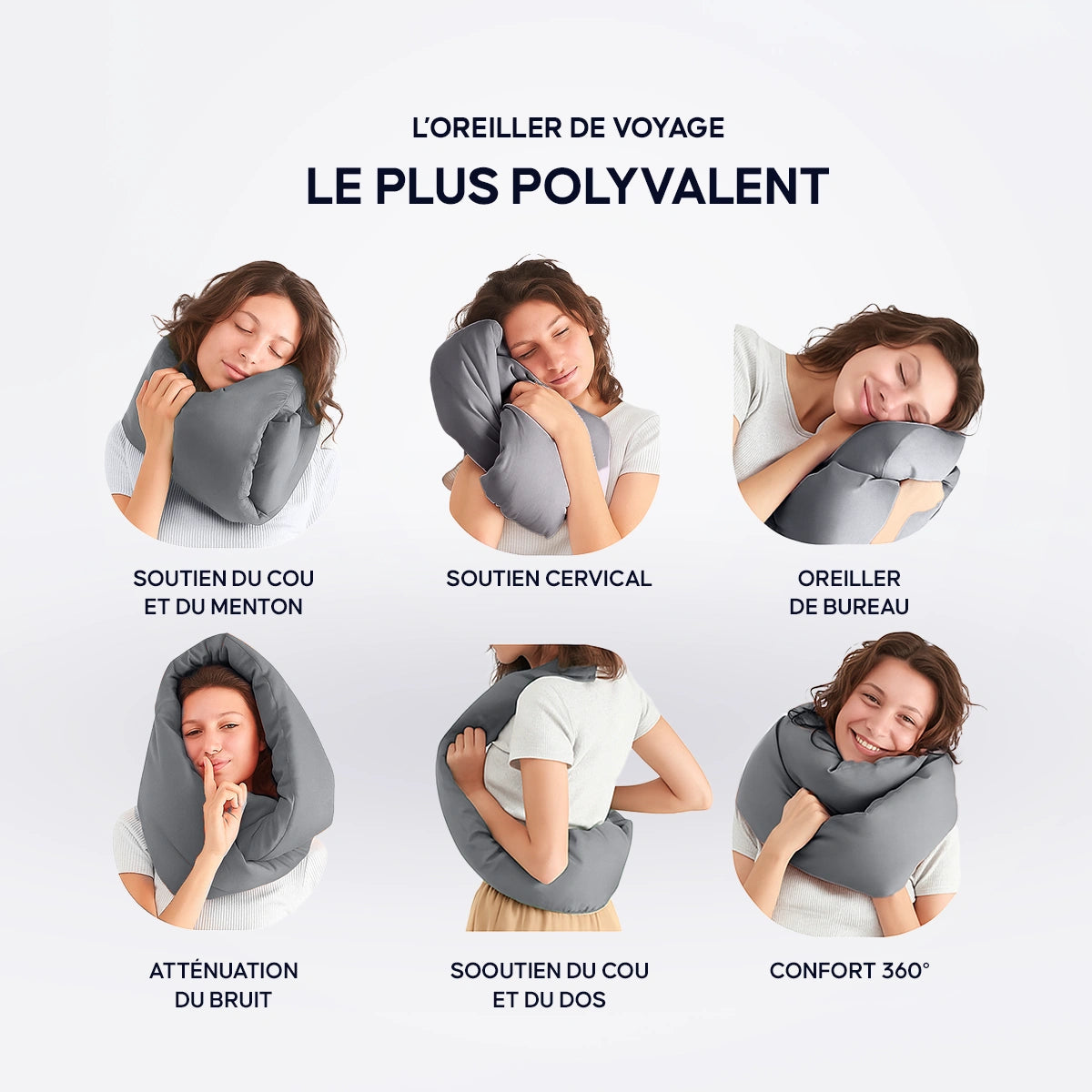 Oreiller de Voyage Ergonomique