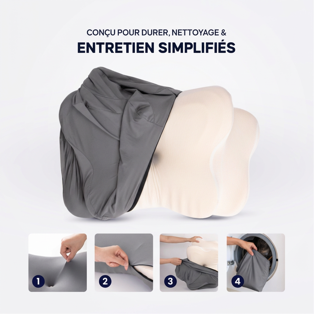 Housse de Rechange pour Oreiller Ergonomique 3.0